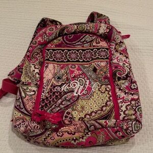 Vera Bradley Multicolor Paisley Backpack
